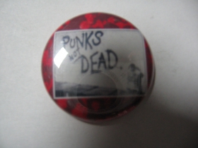 Punks not dead, odznak 25mm